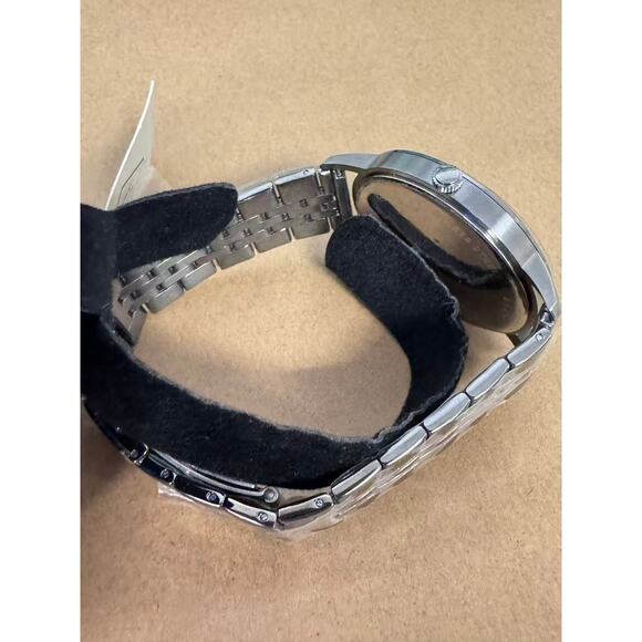 NWT Fossil BQ2419 Lux Luther Three-Hand Smoke Stainless Steel Watch - Picture 6 of 8